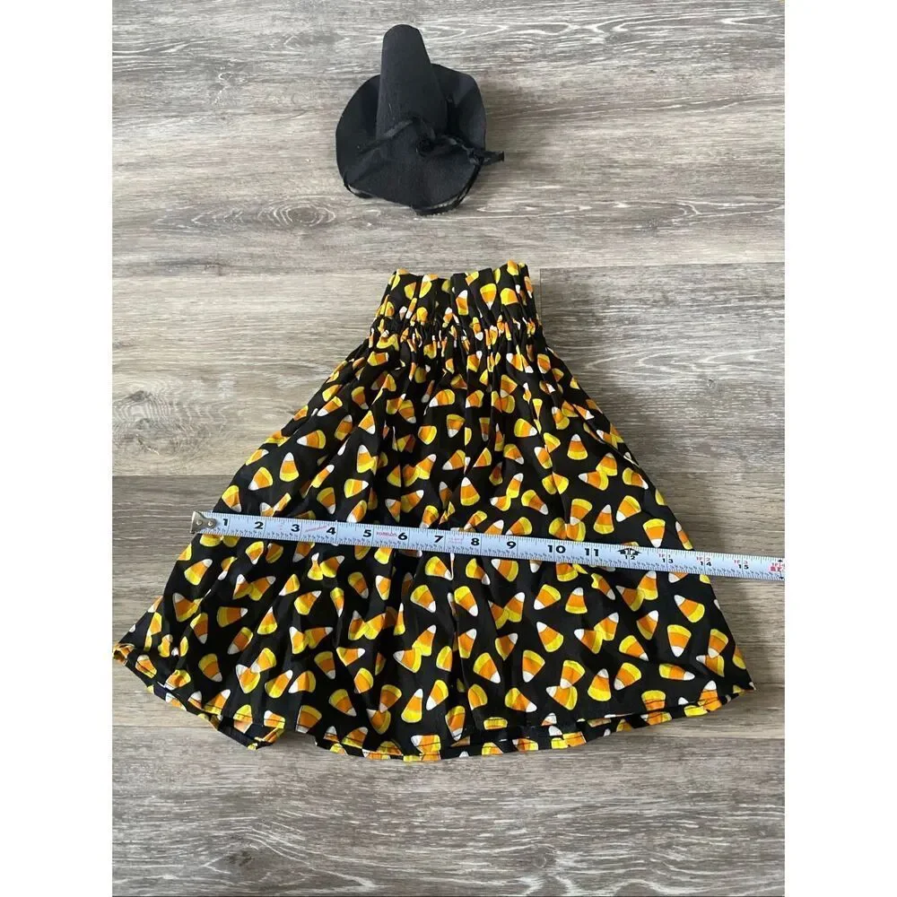 Goose clothes outfit - Halloween candy corn  w/hat for 24-27